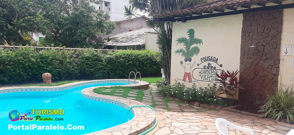 Piscina da Pousada Sonho Verde em Rio das Ostras